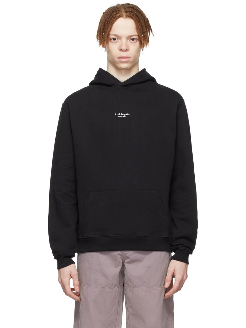 Black Organic Cotton Hoodie 1