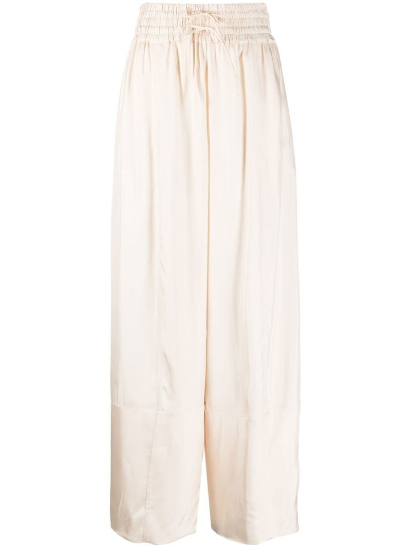 pressed-crease palazzo pants 1