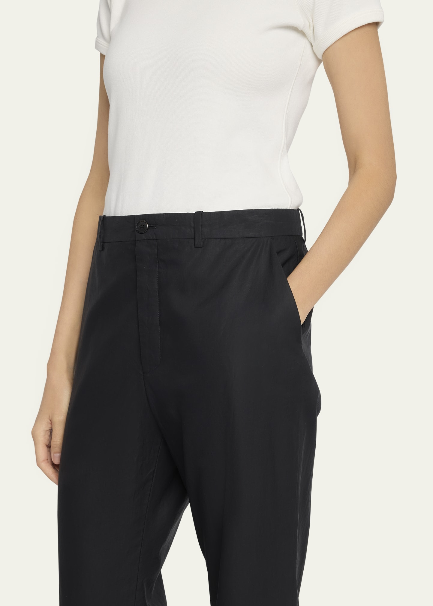 Zuzana Cotton Straight-Leg Ankle Pants - 5