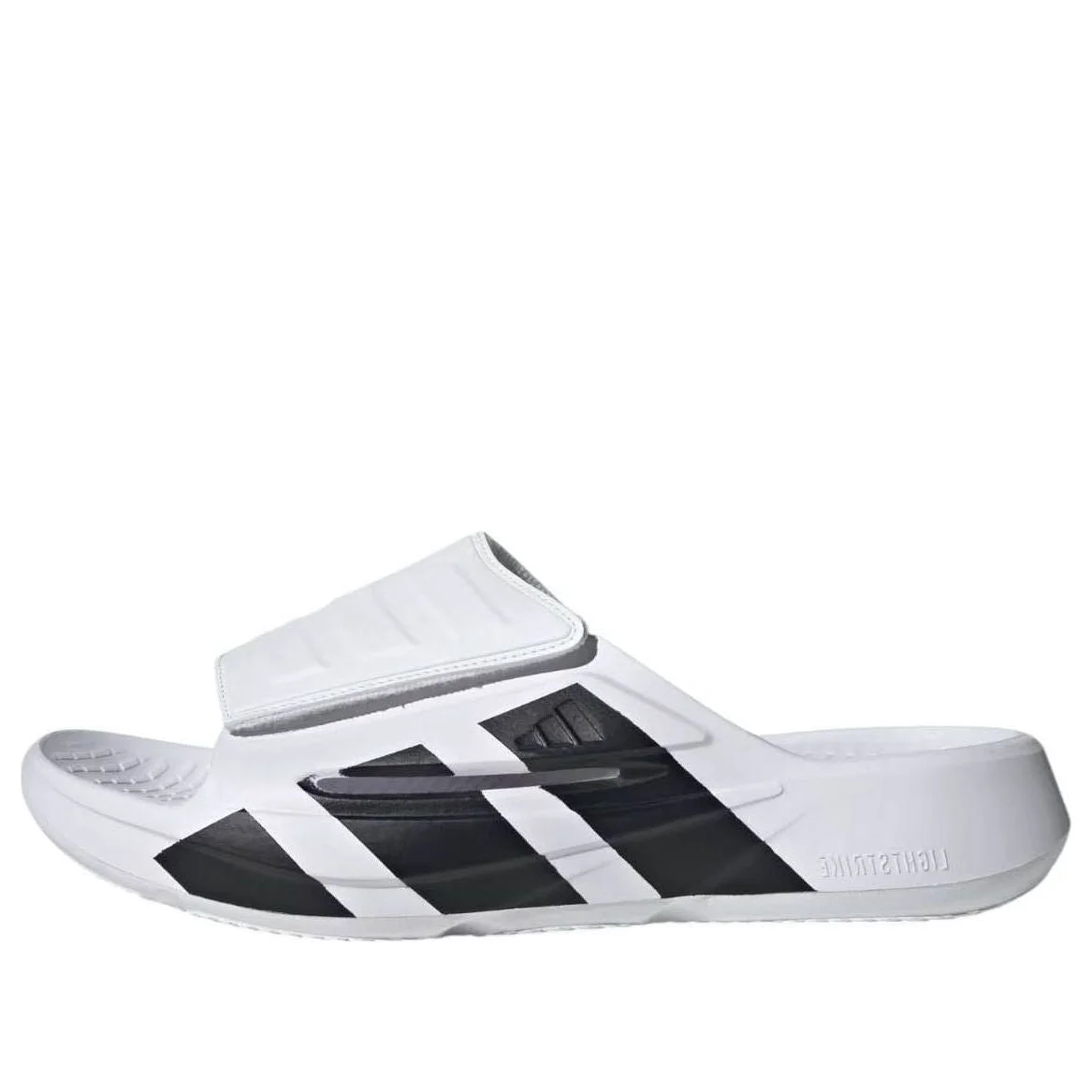 adidas Lightblaze Slides 'White Black' JS3584 - 1