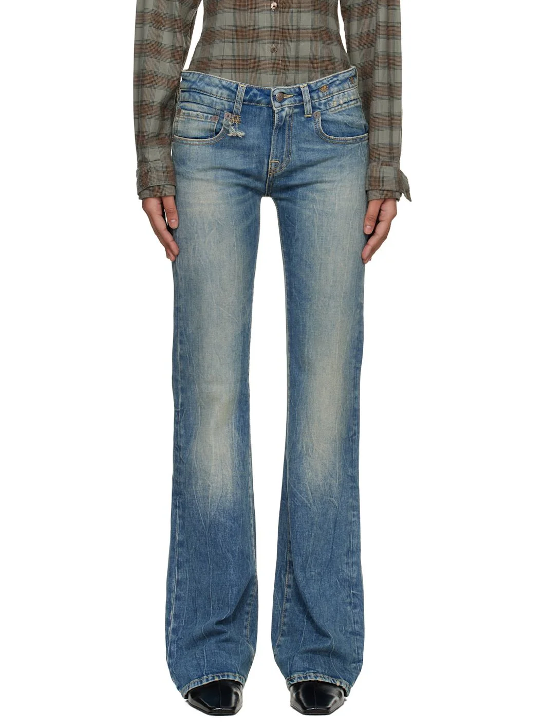 Blue Boy Flare Jeans - 1