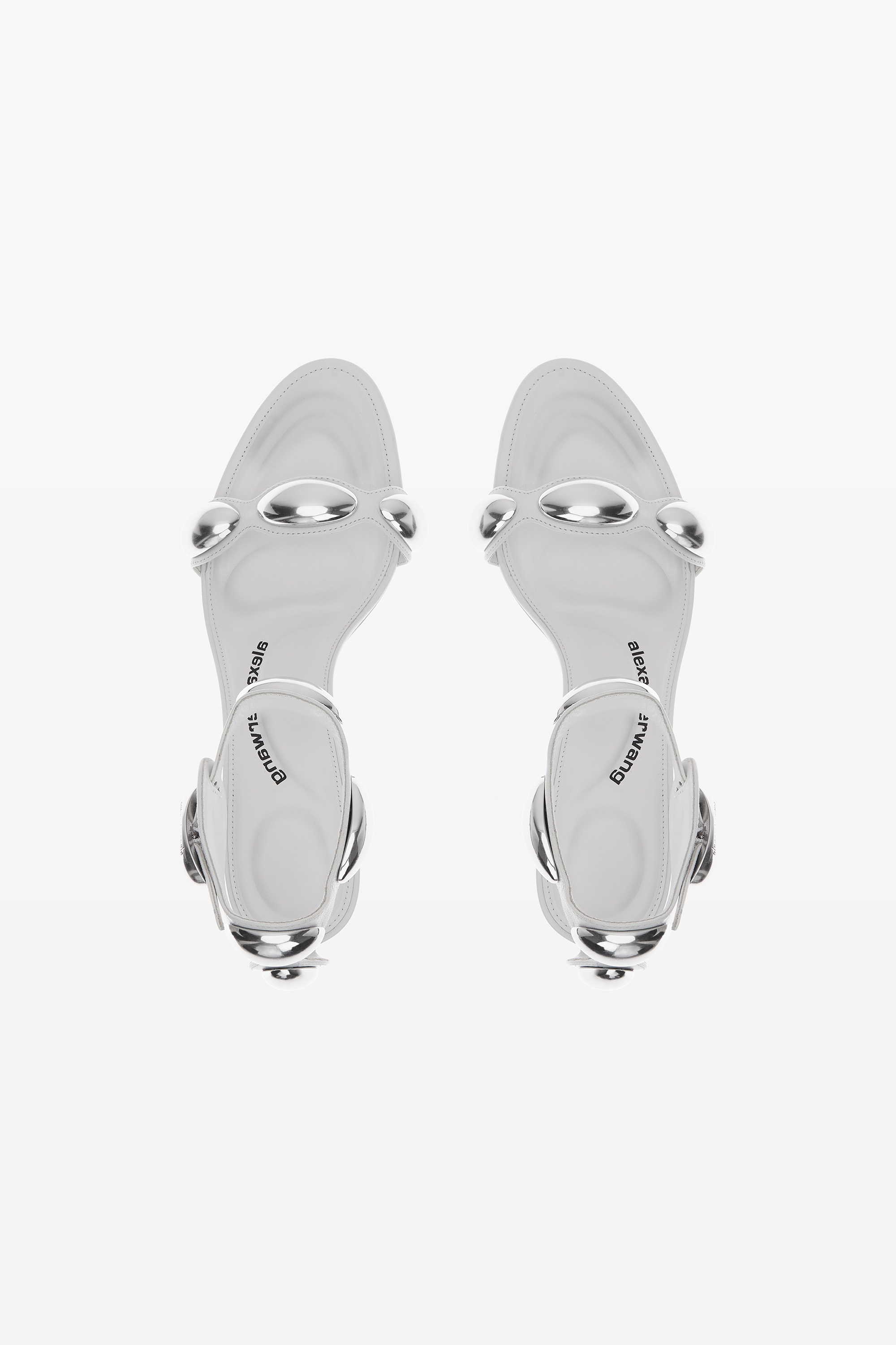 dome 65 mid heel goatskin sandal - 6
