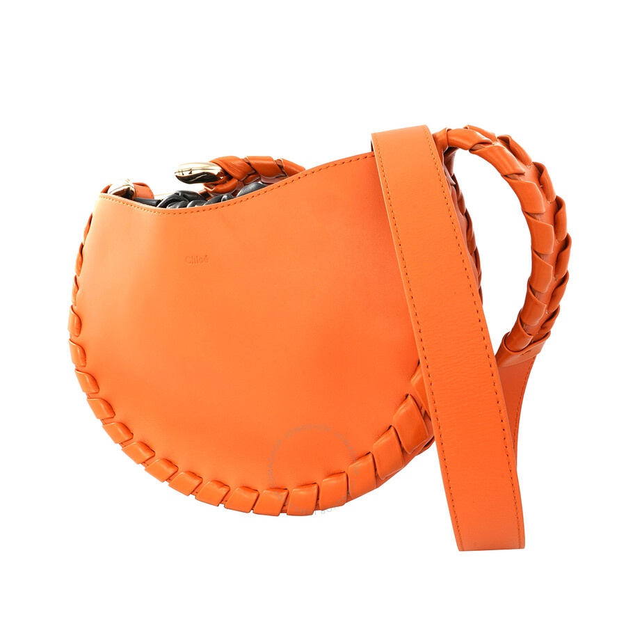 Chloe Mate Shoulder Bag Small in Orange - 3