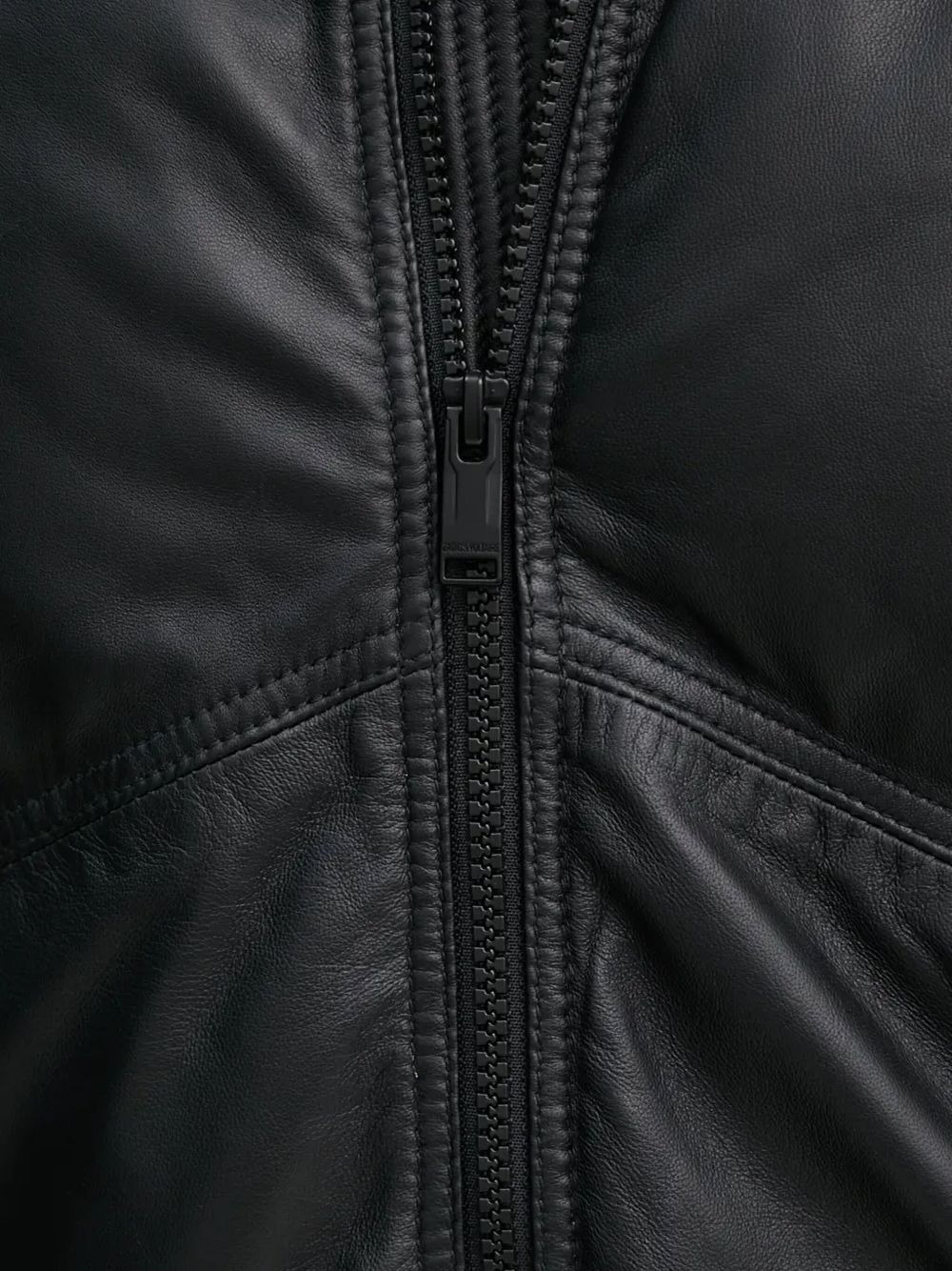 quilted leather jacket - 5
