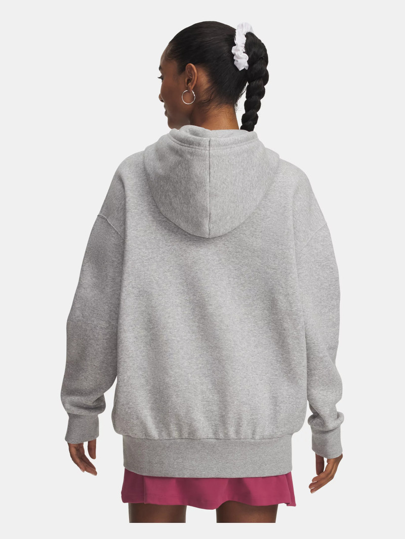 Women's UA Icon Fleece Oversized Full-Zip 4