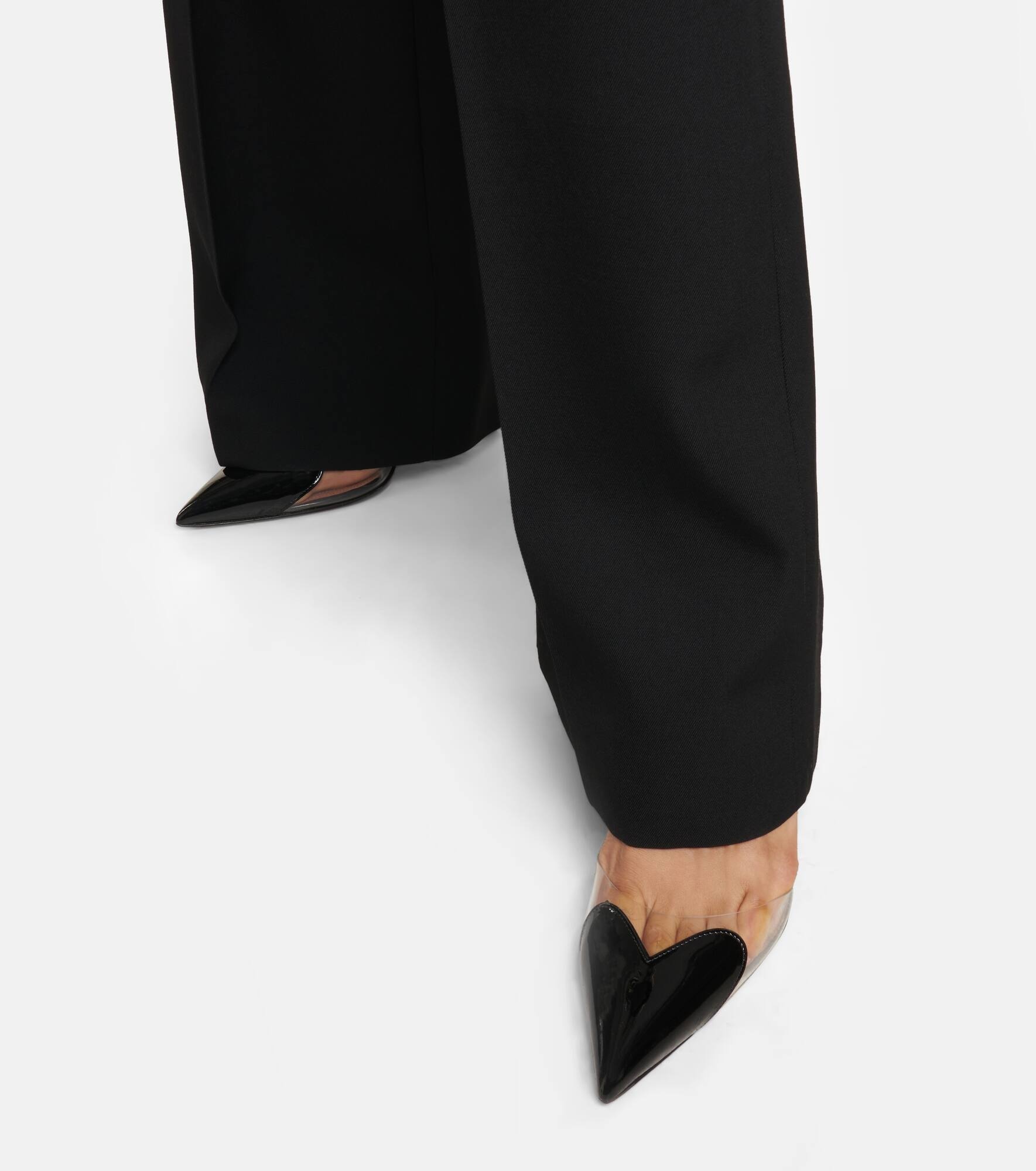 Cœur patent leather and PU mules - 4
