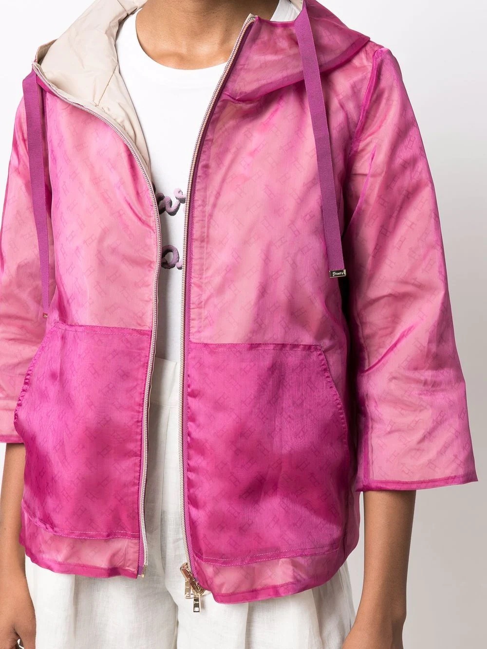 logo-print jacket - 5