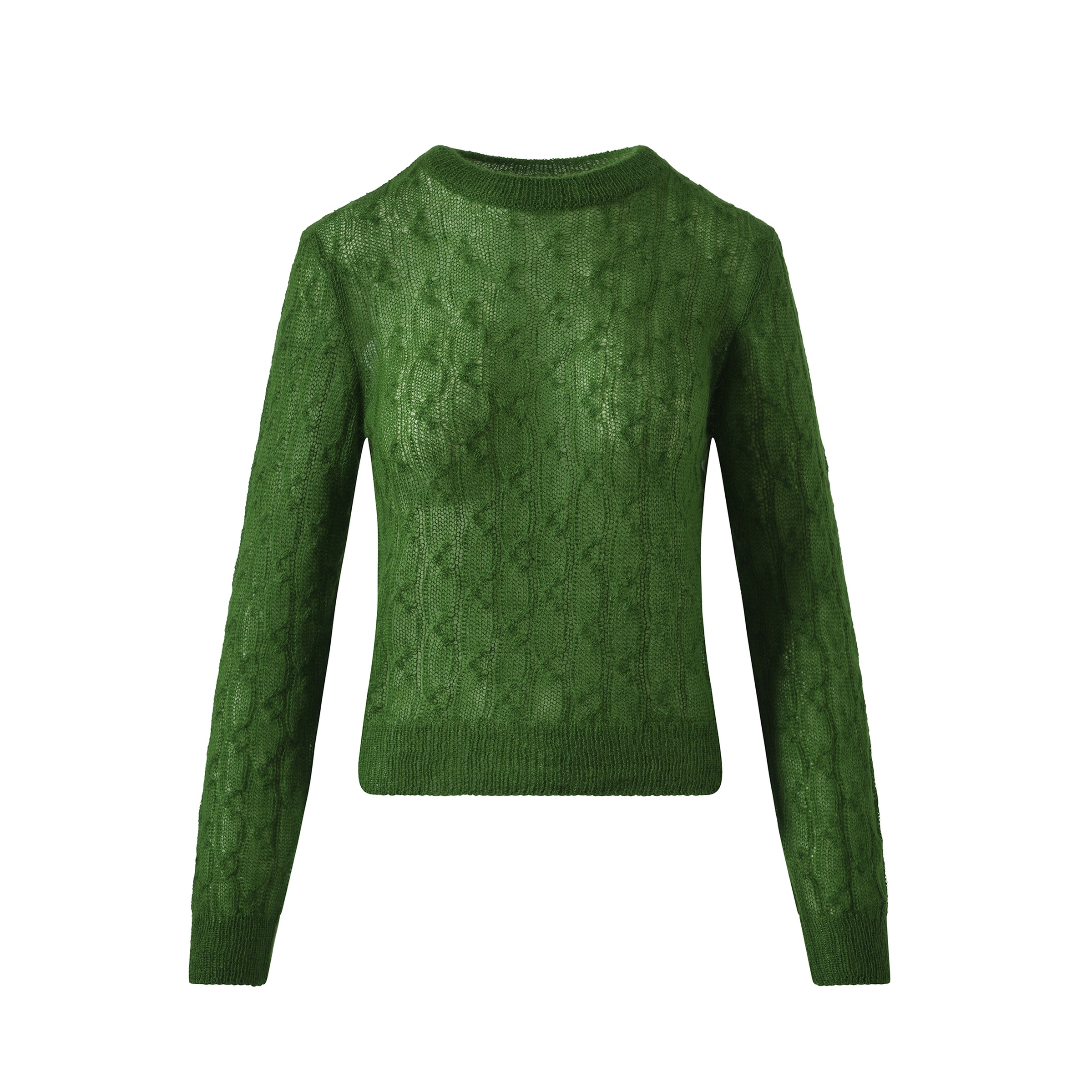 Knit Sweater in Green - 2