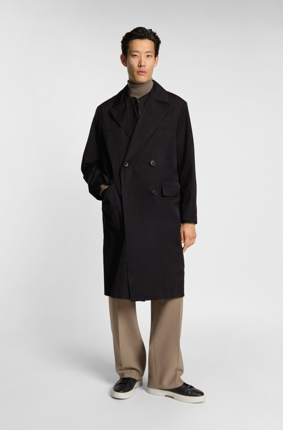 THE CHANGE WATER-REPELLENT COAT WITH DETACHABLE VEST - 2