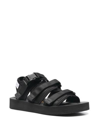 Suicoke side logo-patch detail sandals outlook