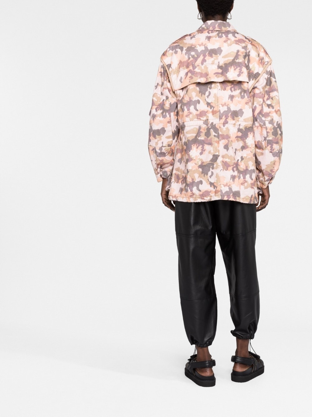 Elize camouflage-print cotton jacket - 4