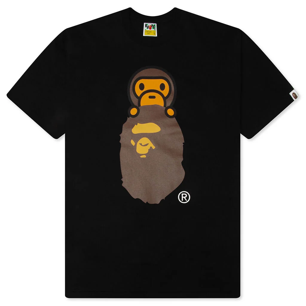 MILO ON APE HEAD TEE - BLACK - 1