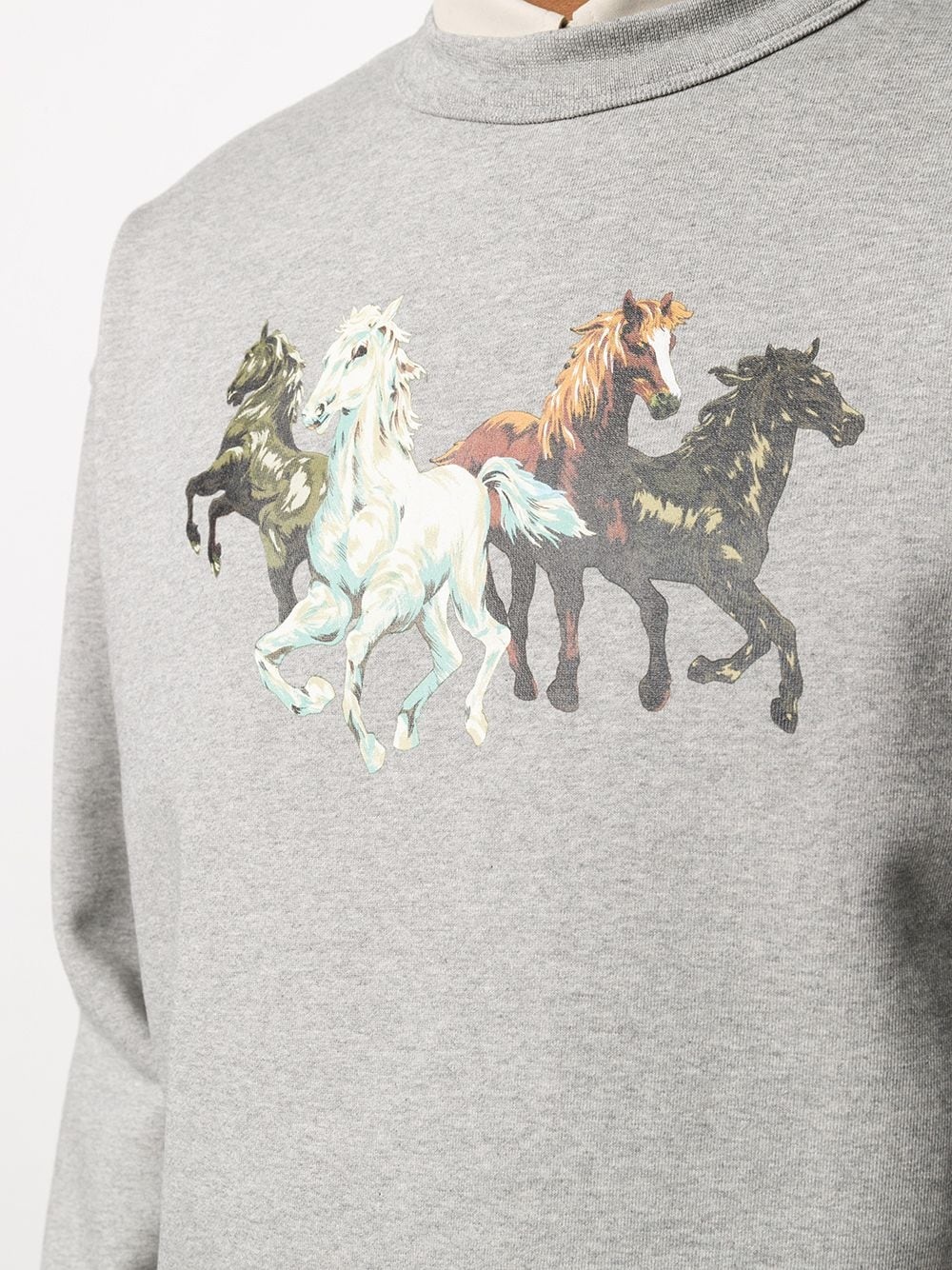 horse print sweatshirt - 5