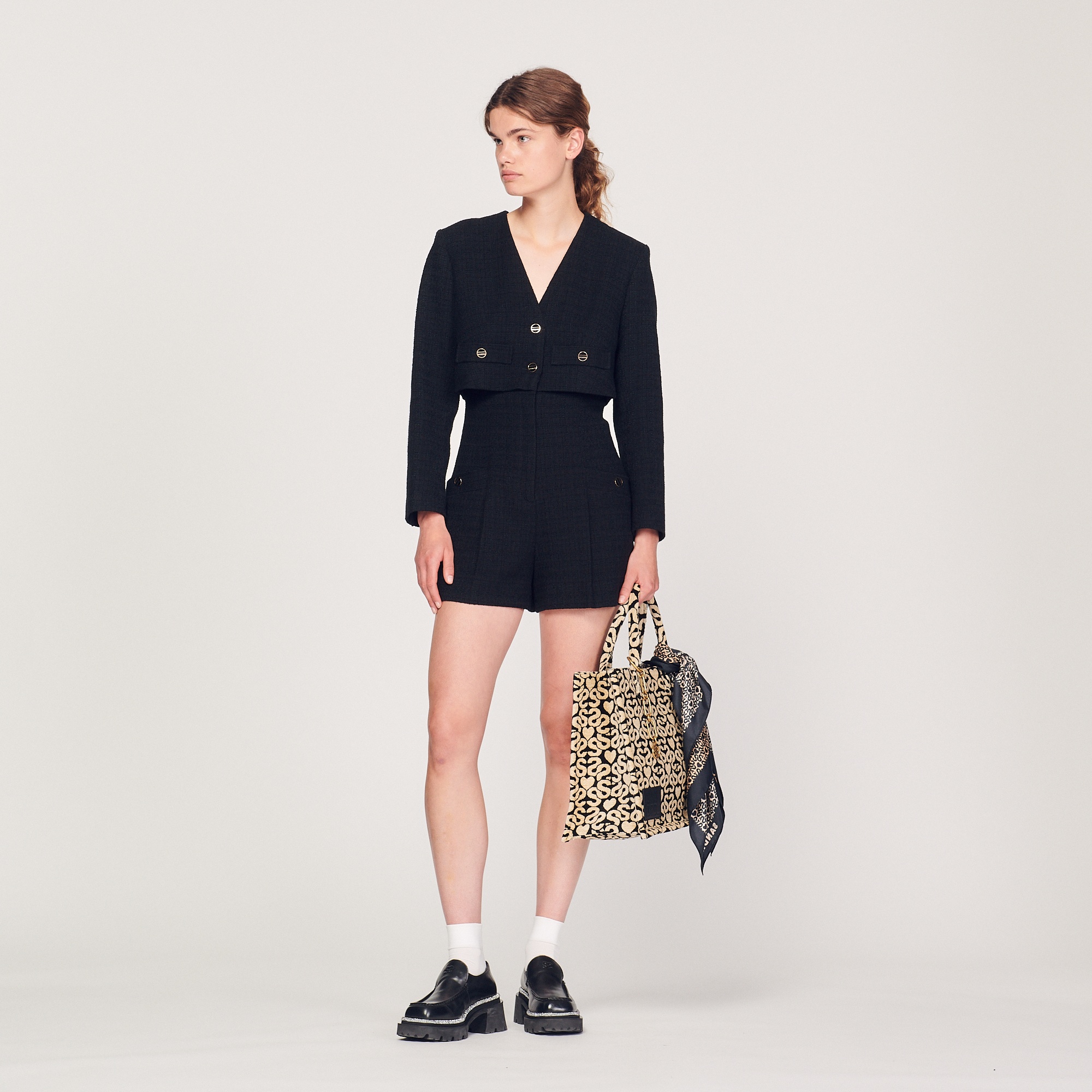 Tweed playsuit - 5
