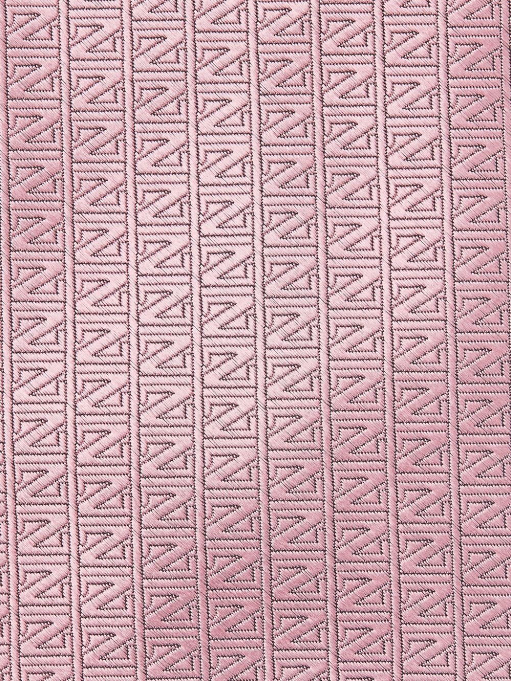 monogram pattern tie - 3