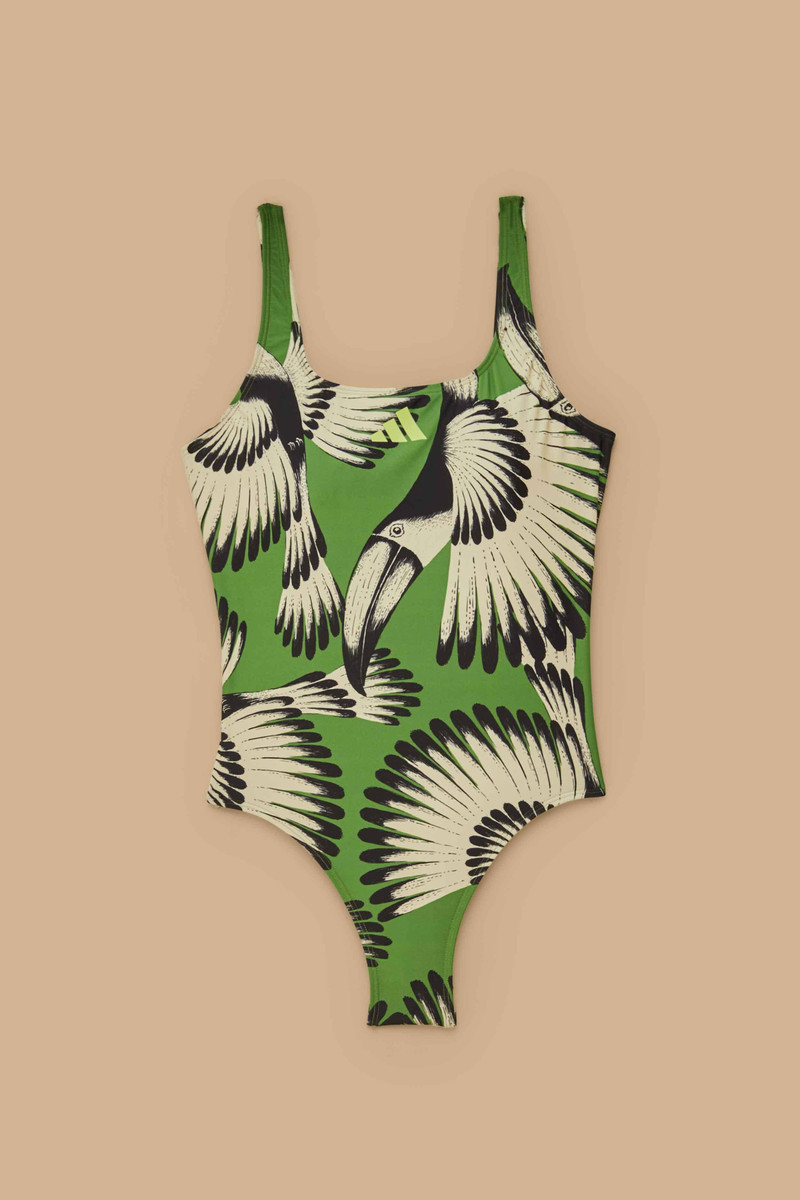Adidas Toucan Wings Crew Green Swimsuit 4