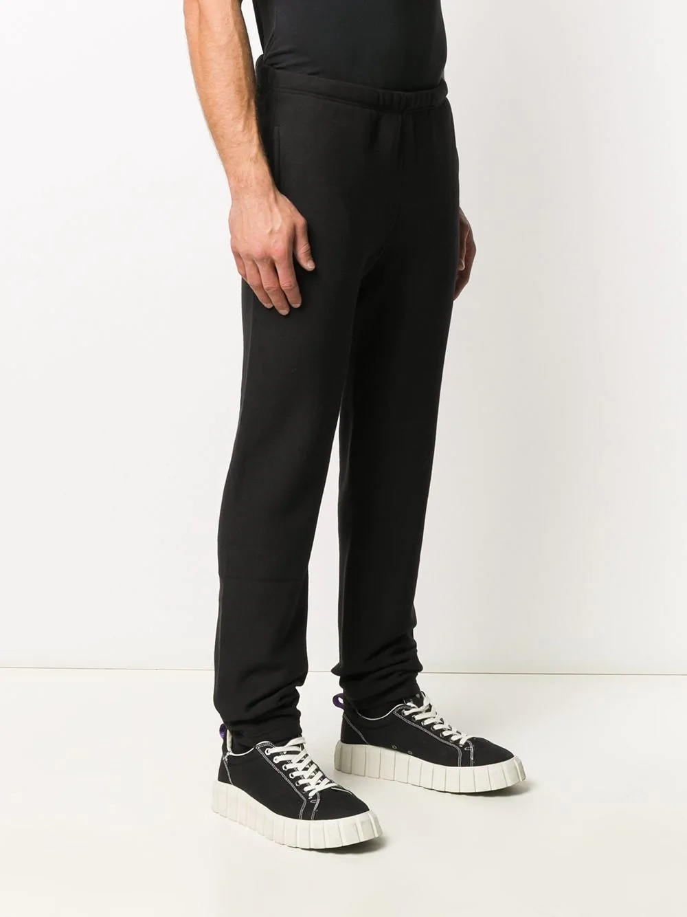 side logo patch trousers - 3