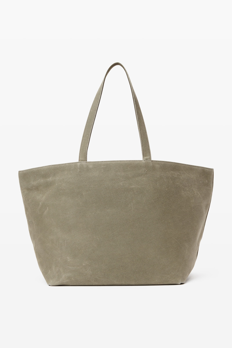 Punch Tote Bag in wax canvas 5