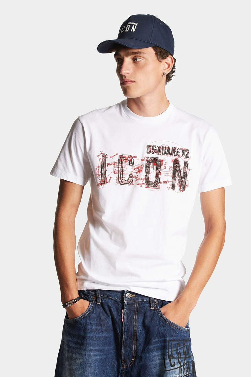 ICON SCRIBBLE COOL FIT T-SHIRT 3