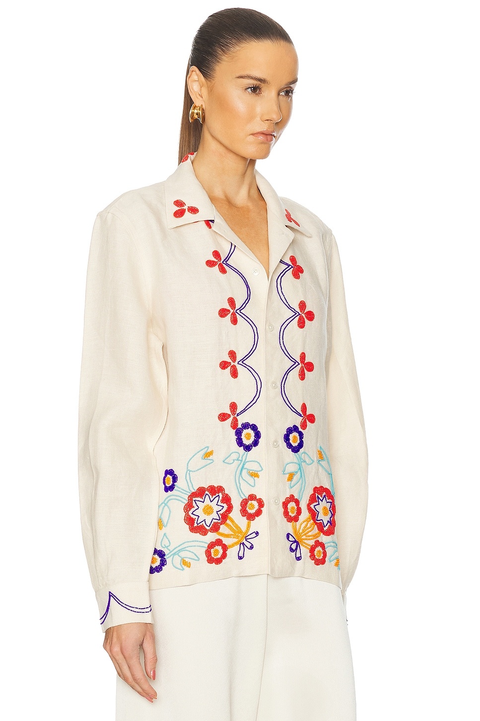Beaded Garden Party Shirt - 3