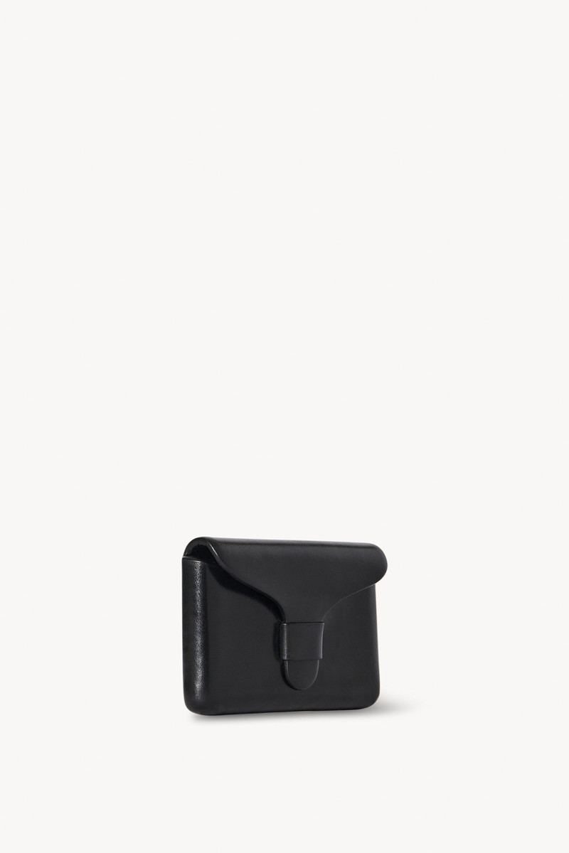 The Row Nikin CC Case in Leather outlook