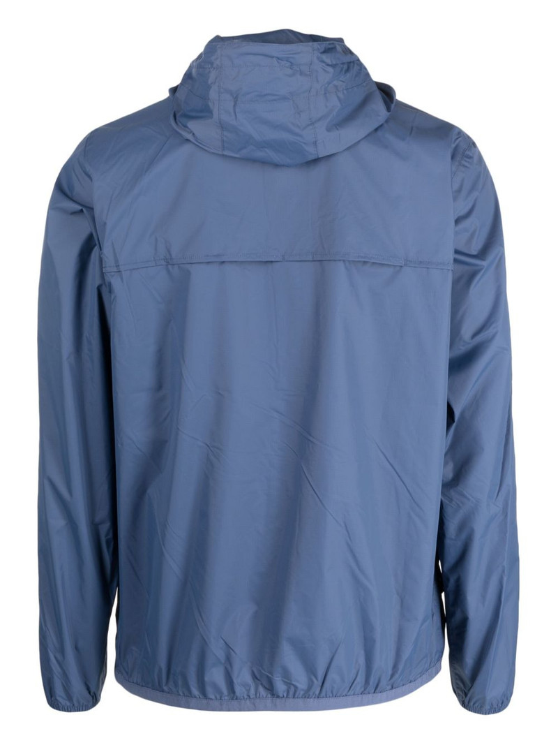 K-WAY logo-print hooded jacket outlook