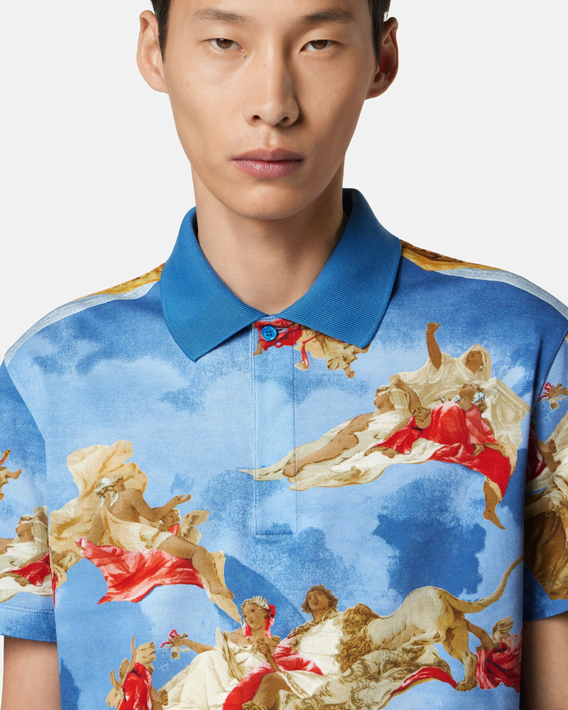 Printed Cotton Piqué Polo 4