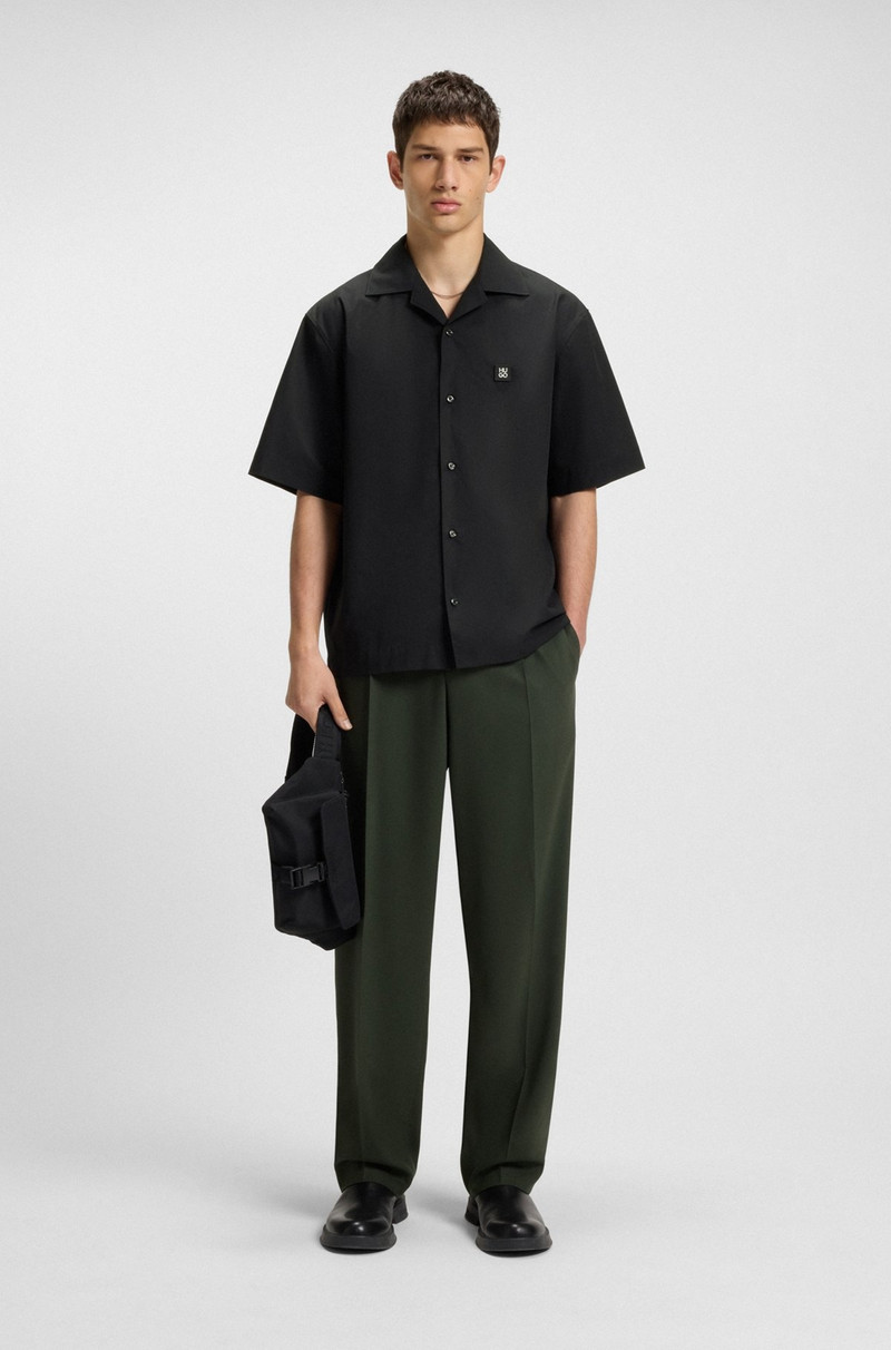HUGO OVERSIZE-FIT SHIRT IN PAPER-TOUCH COTTON outlook