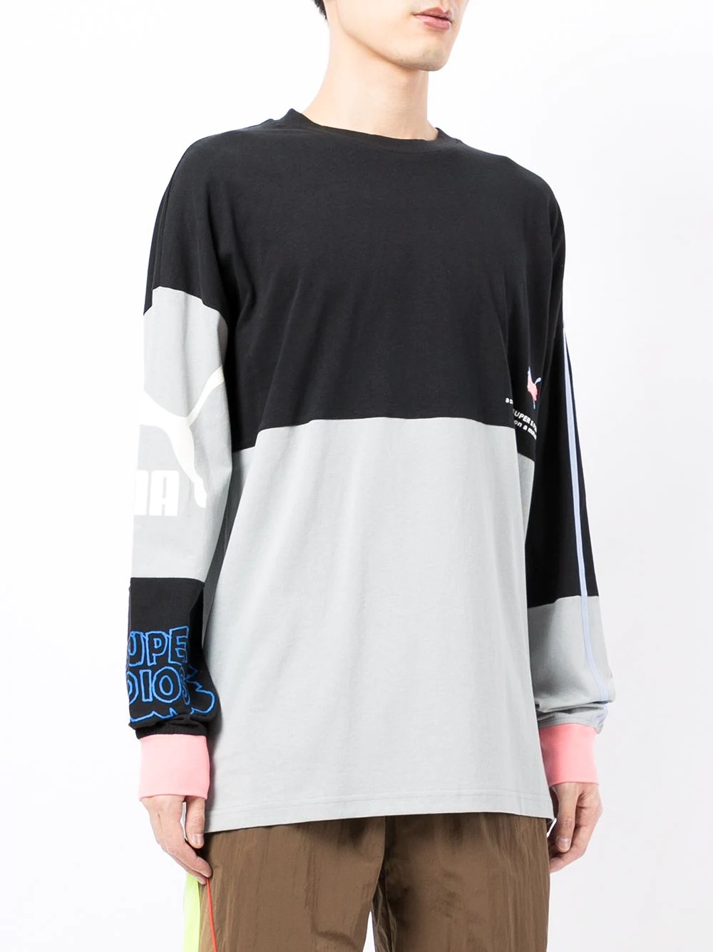 x Kid Super panelled sweatshirt - 3