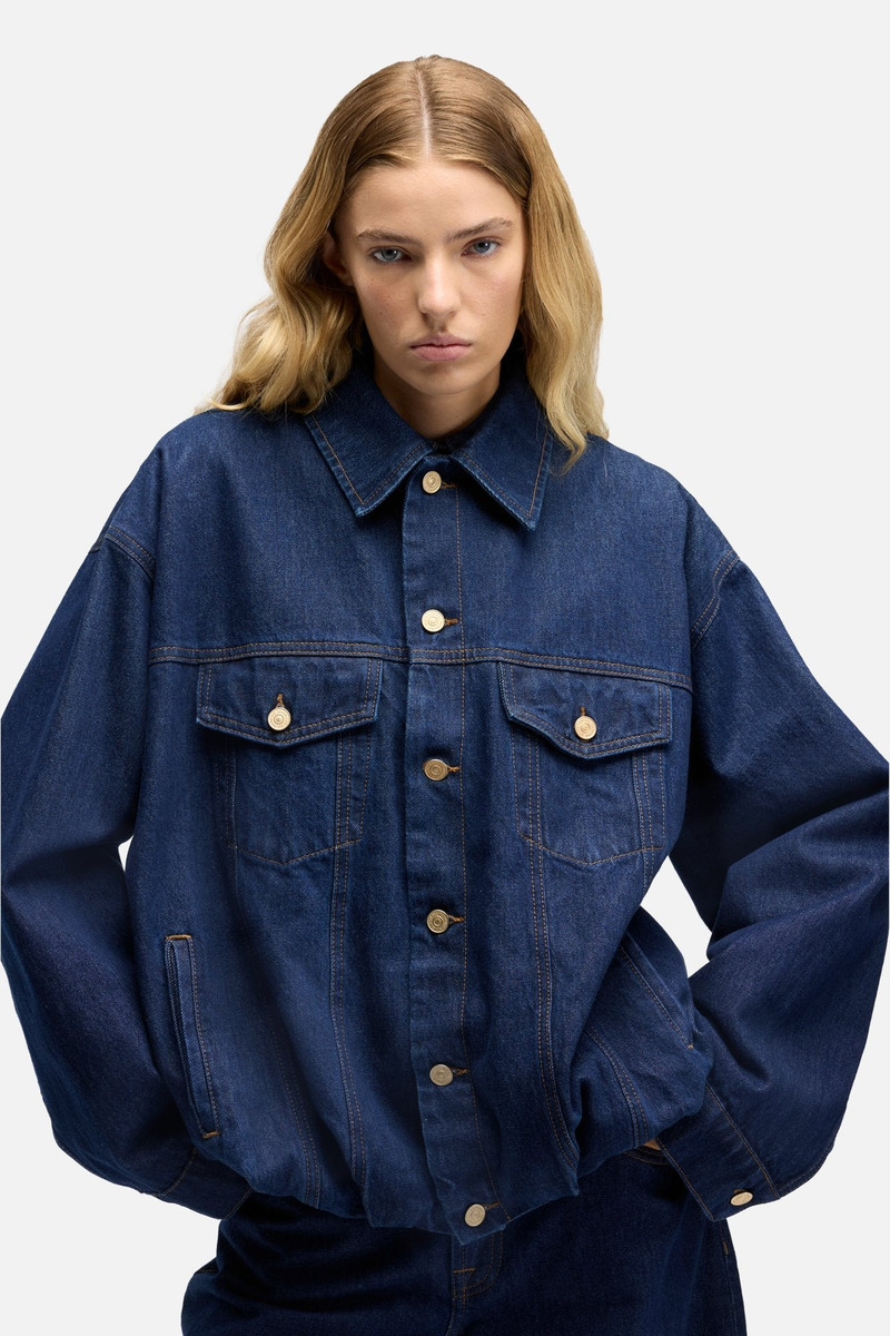 MANKIND Gathered Jacket in Indigo Soul 7