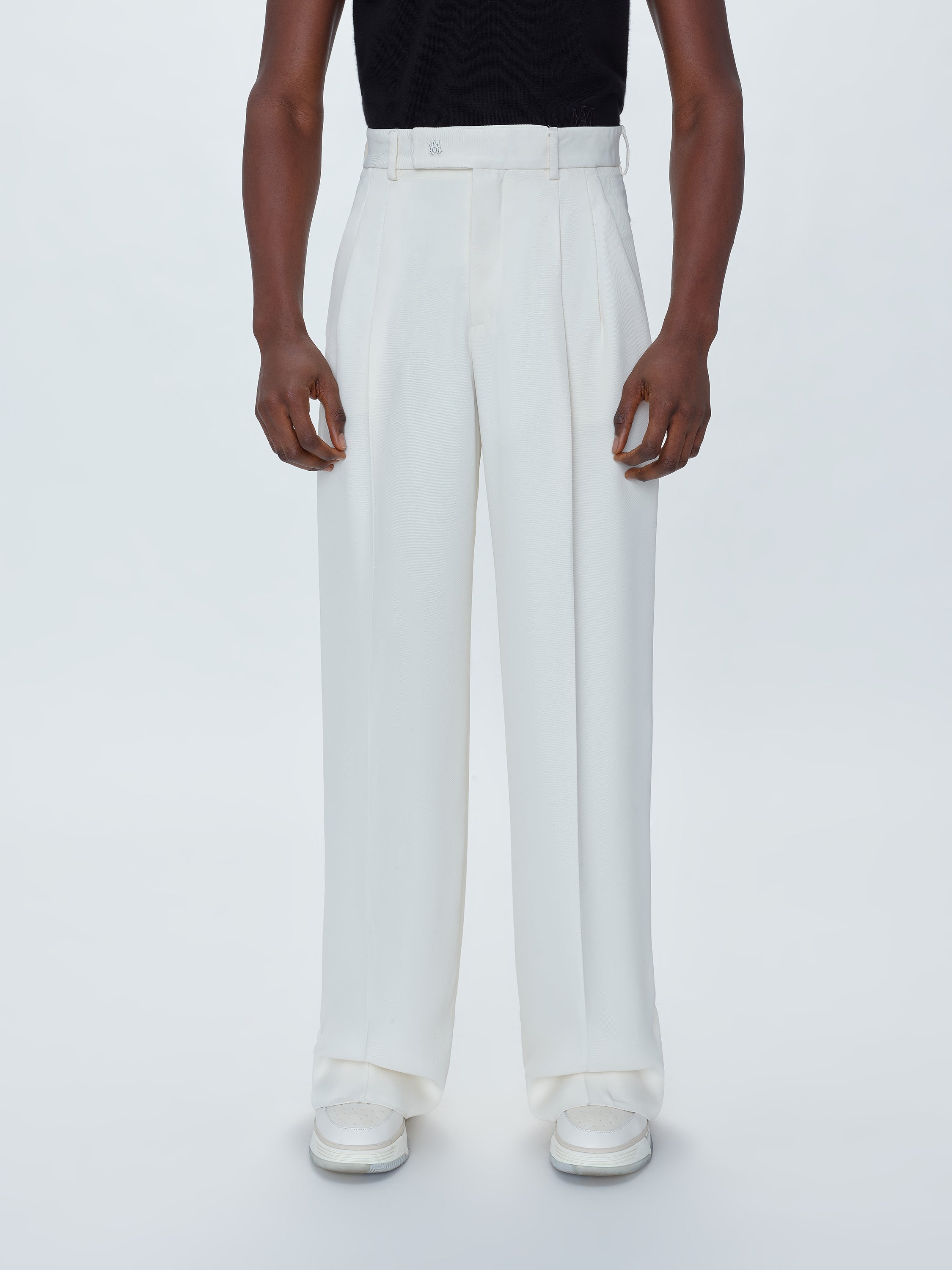 VISCOSE DOUBLE PLEATED TROUSERS - 2