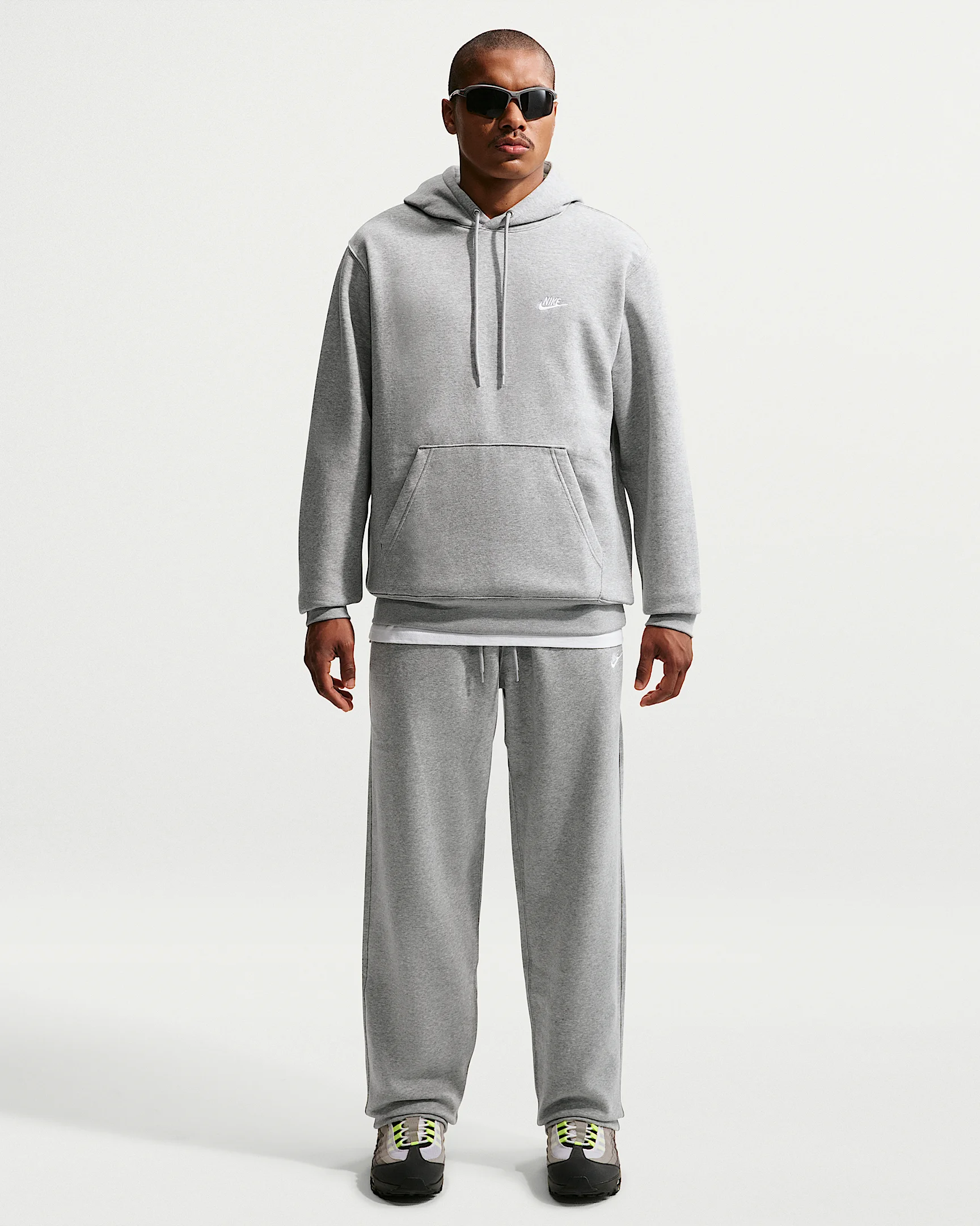 Nike Club Men's Open-Hem Fleece Pants - 1