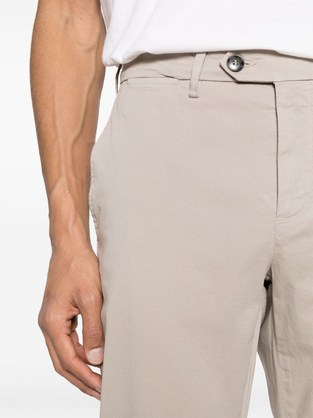 mid-rise tailored trousers - 5