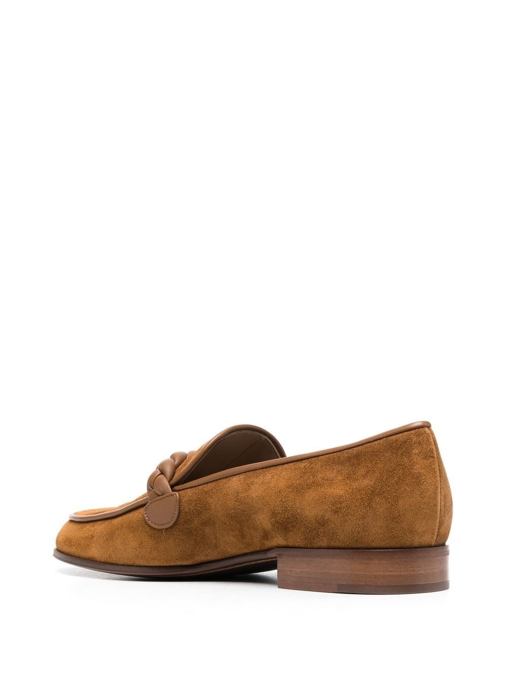 Massimo braided suede loafers - 3