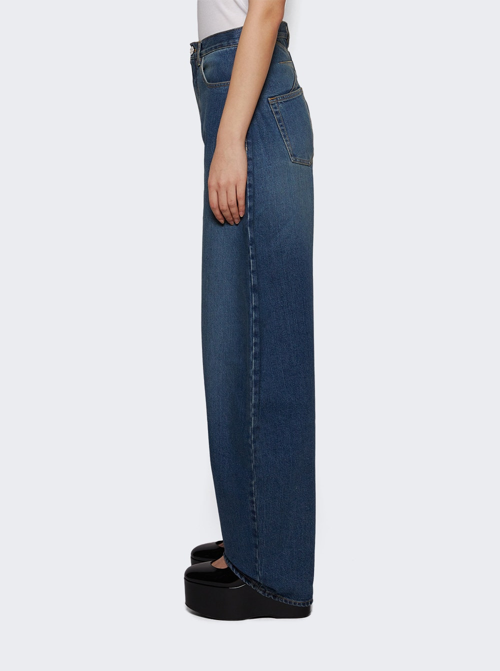 Round Pants Bleu Vintage - 3