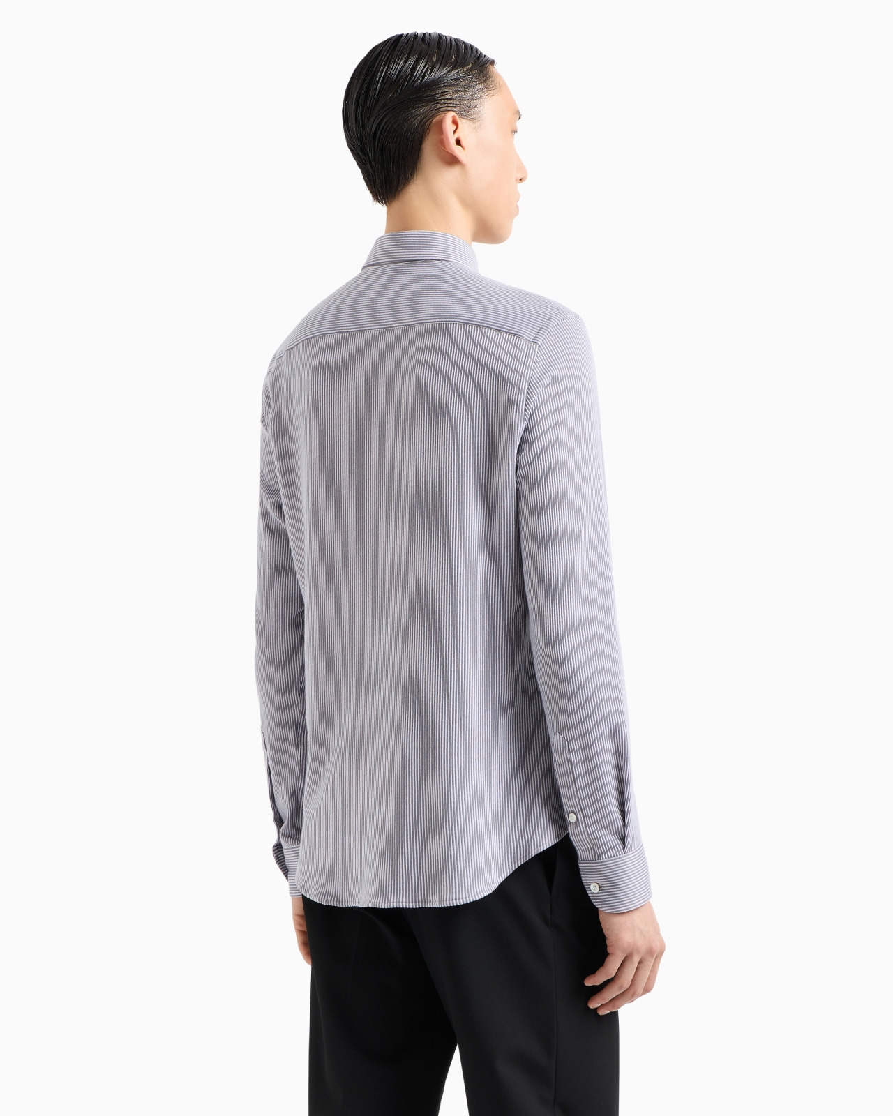 ASV Lyocell-blend striped jersey shirt - 3