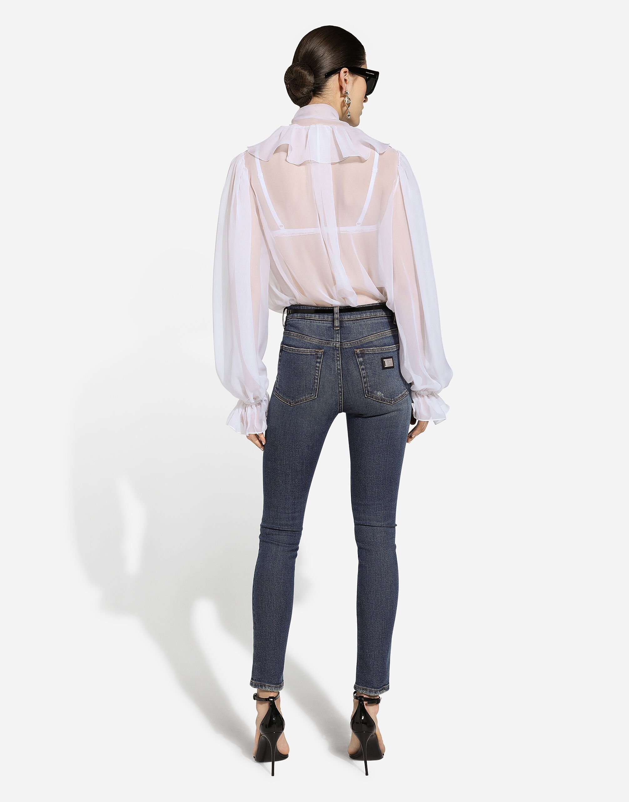 Skinny cotton denim Audrey jeans - 3