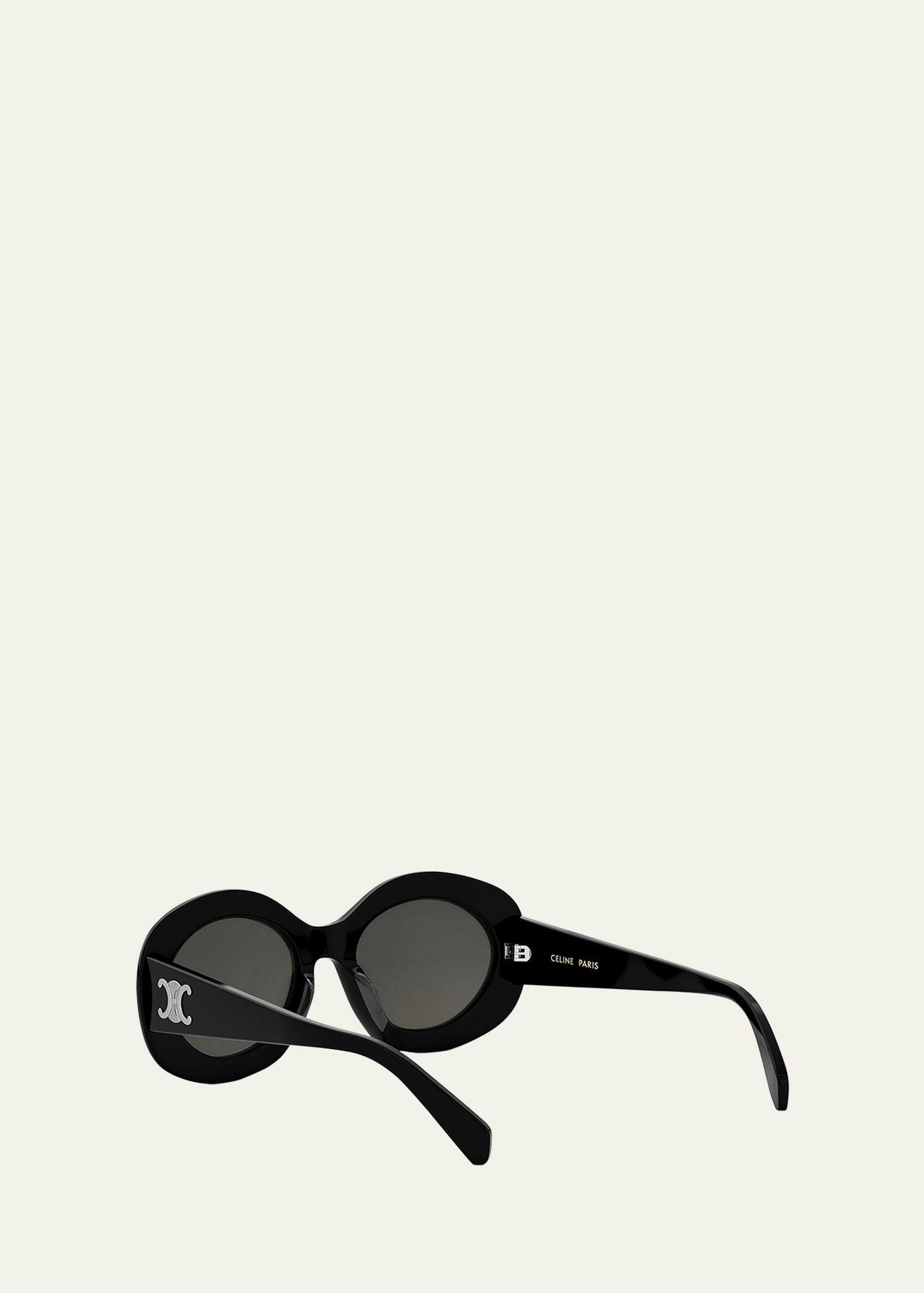 Triomphe Round Acetate Sunglasses - 4