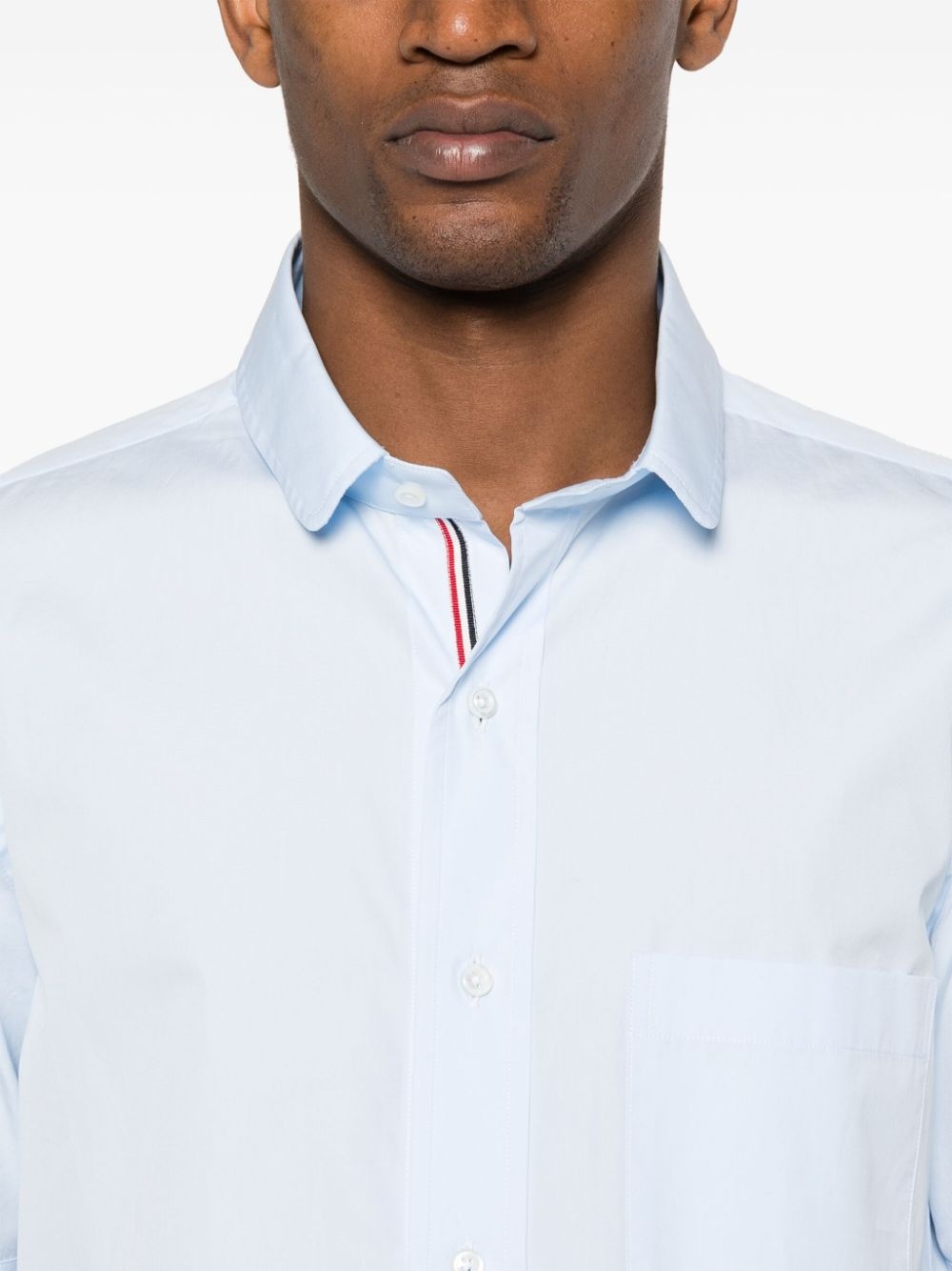 short-sleeve poplin shirt - 5