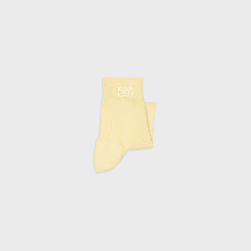 CELINE TRIOMPHE SOCKS IN COTTON outlook