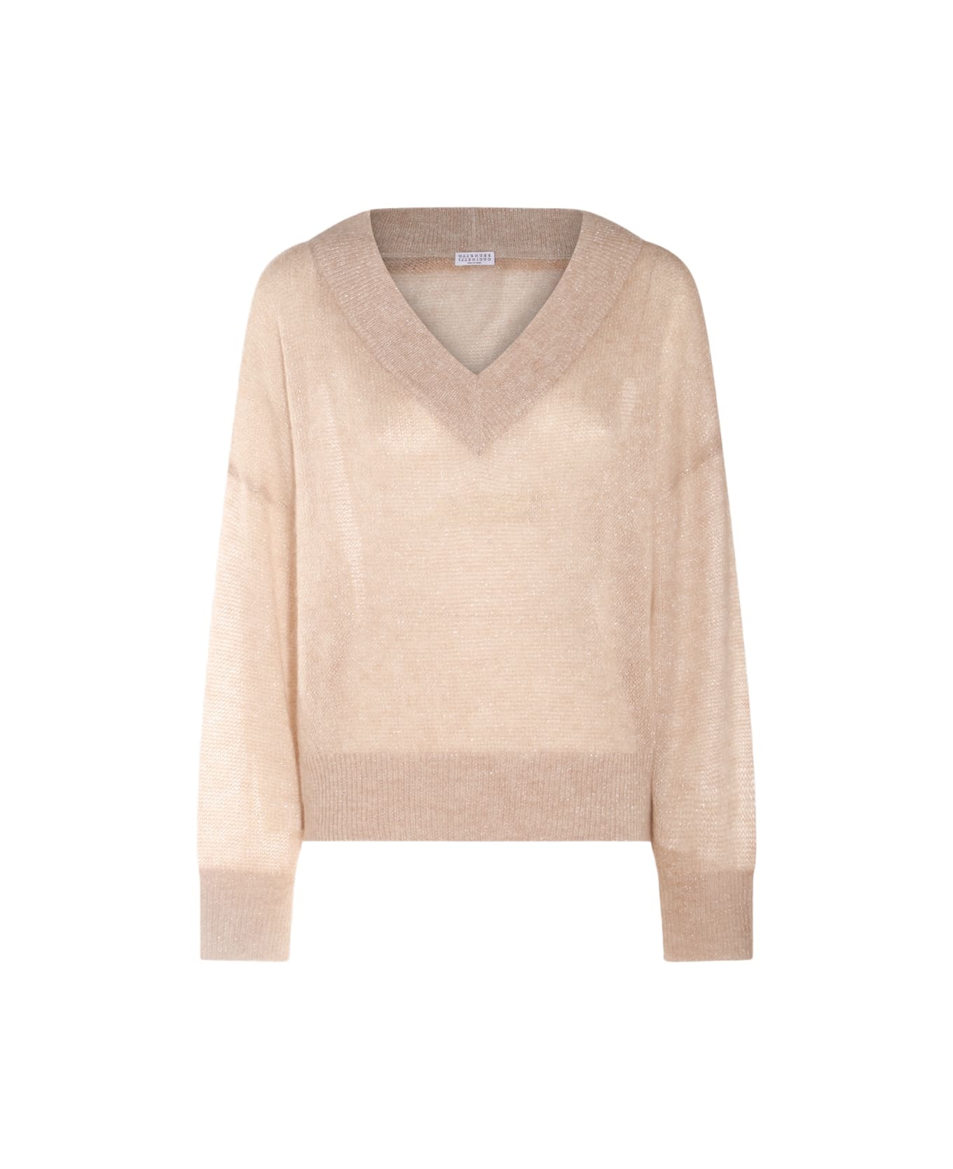 Cream Wool Knitwear - 1