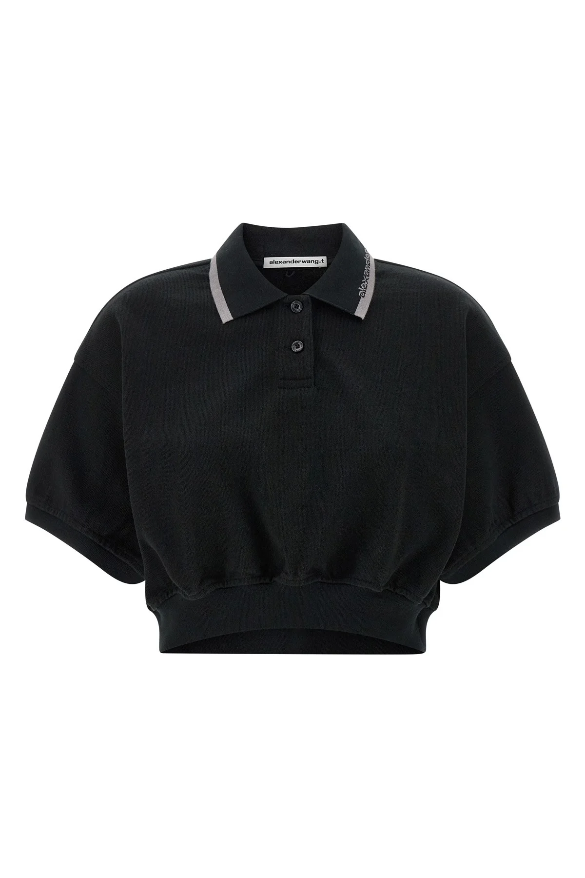 Intarsia Collar Polo Shirt - 1