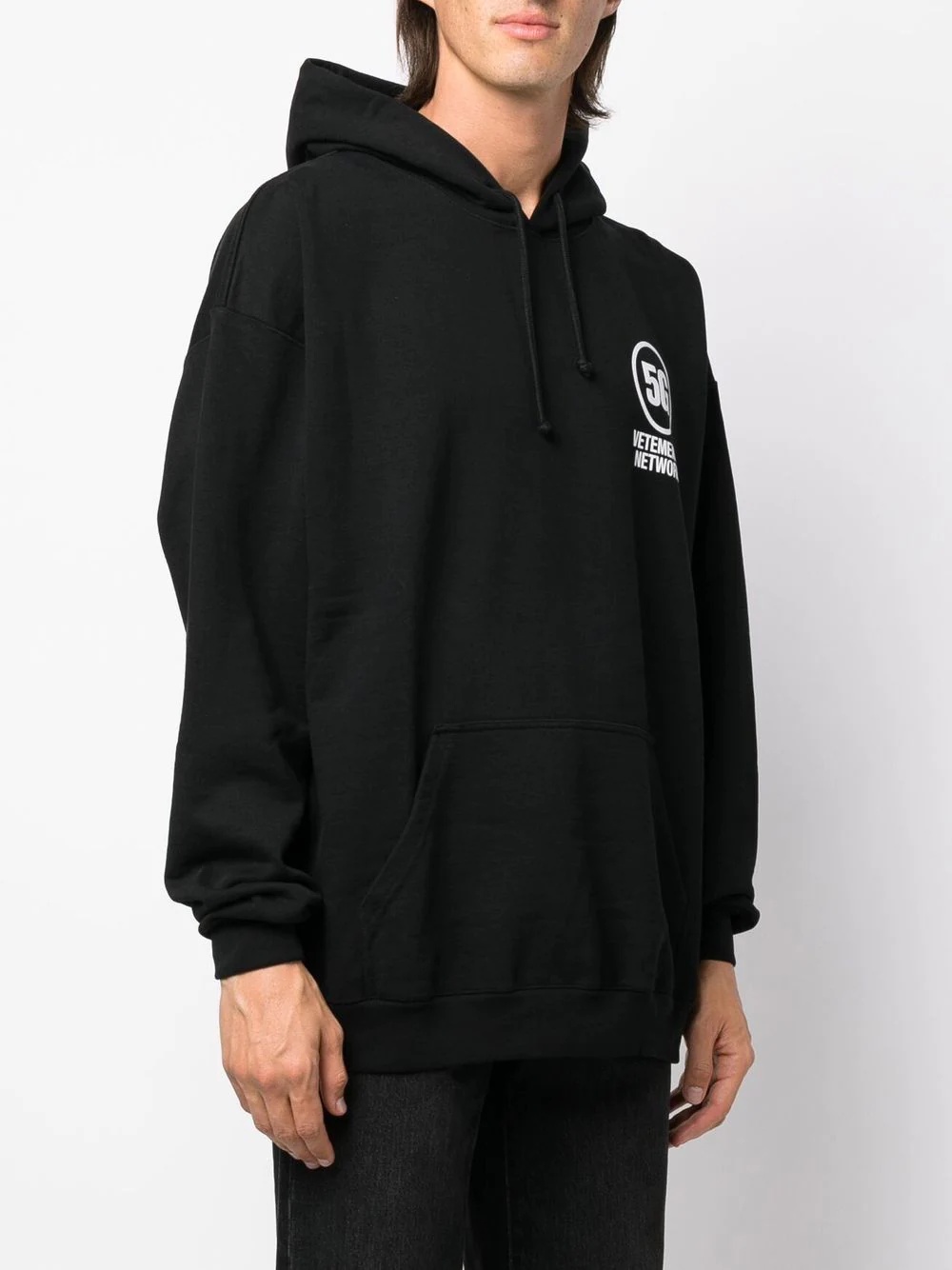 'Vetements Network' drawstring hoodie - 4