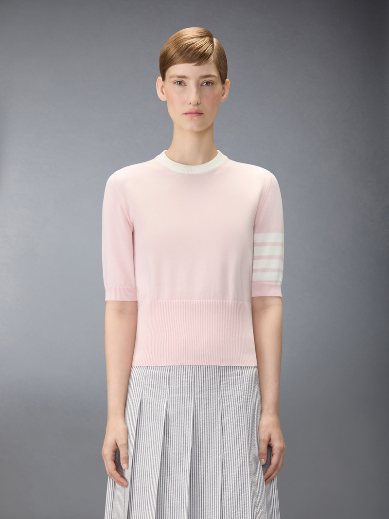 Thom Browne JERSEY HECTOR INTARSIA 4-BAR TEE outlook