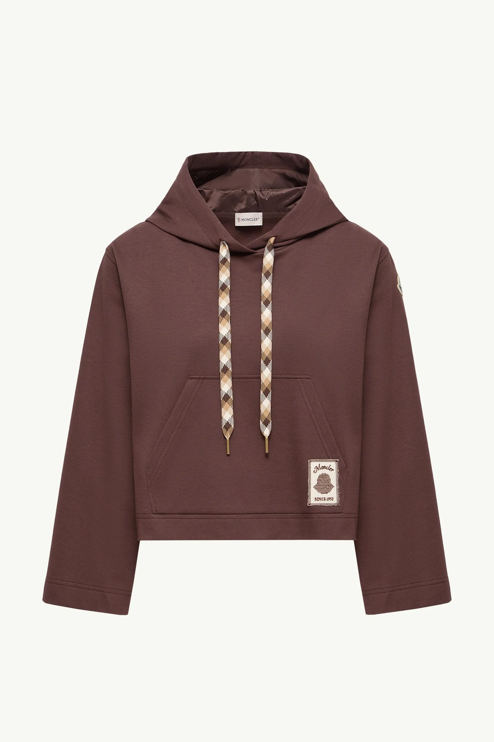 Cotton Blend Hooded Sweatshirt - 1