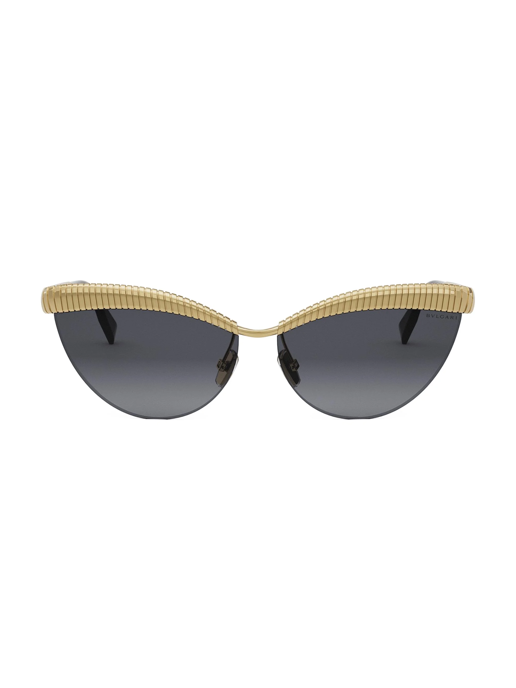 Women's Tubogas 61MM Oval Sunglasses - Black Gold Black - 1