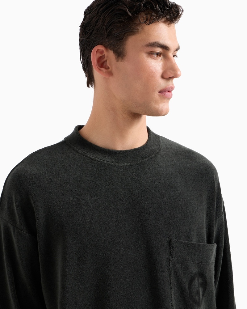COTTON-BLEND CREW-NECK JUMPER 5