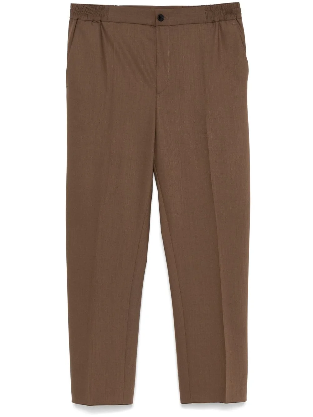 elasticated-waistband trousers - 1