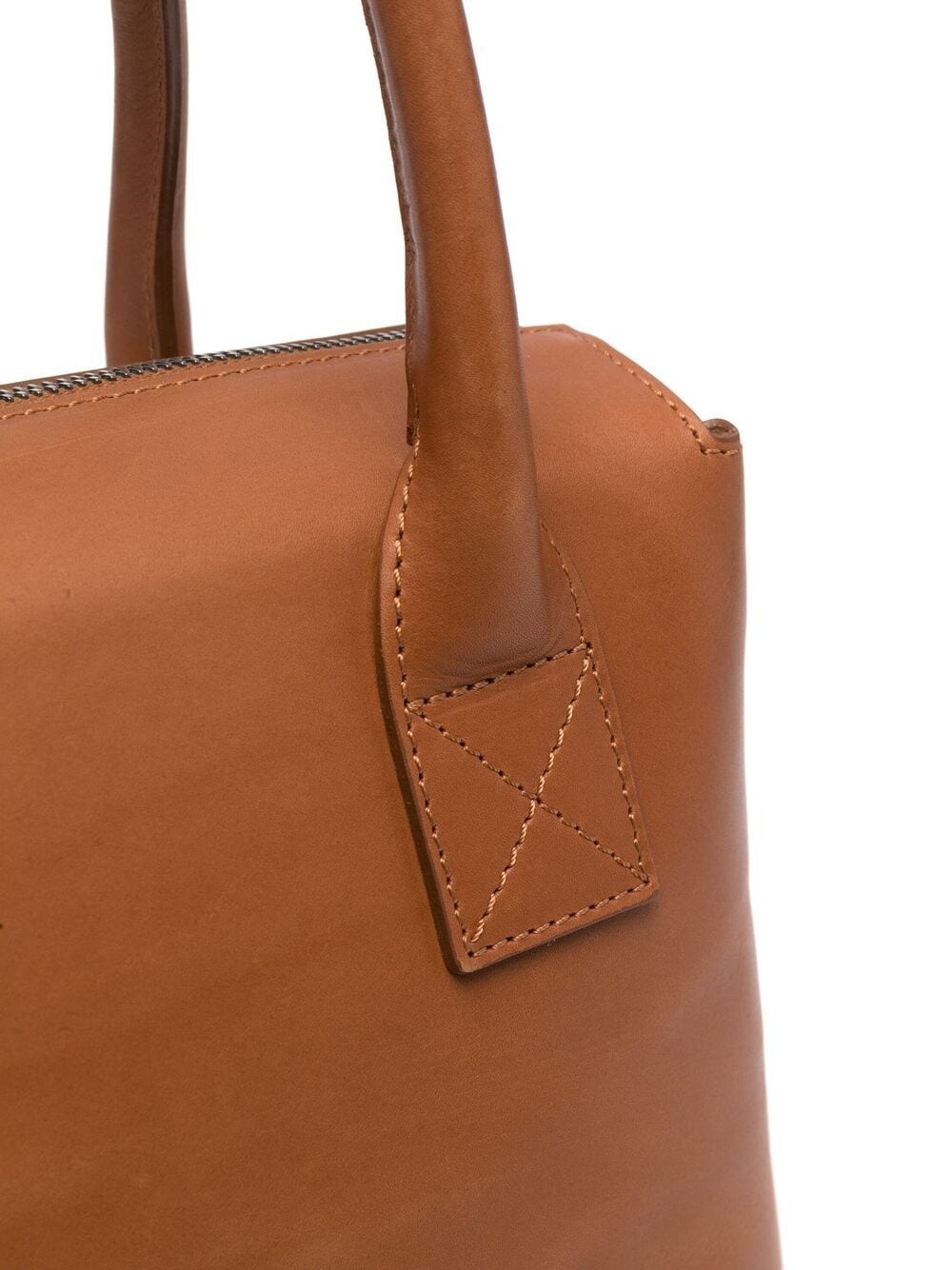 zipped top-handle tote - 4