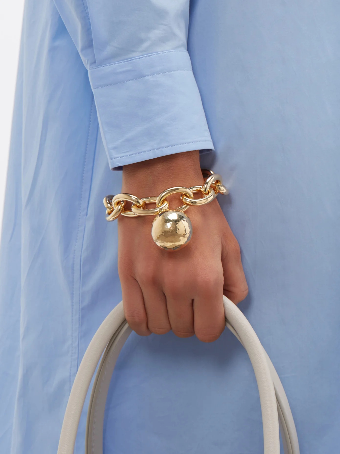 Gold-plated chain-link bracelet - 2